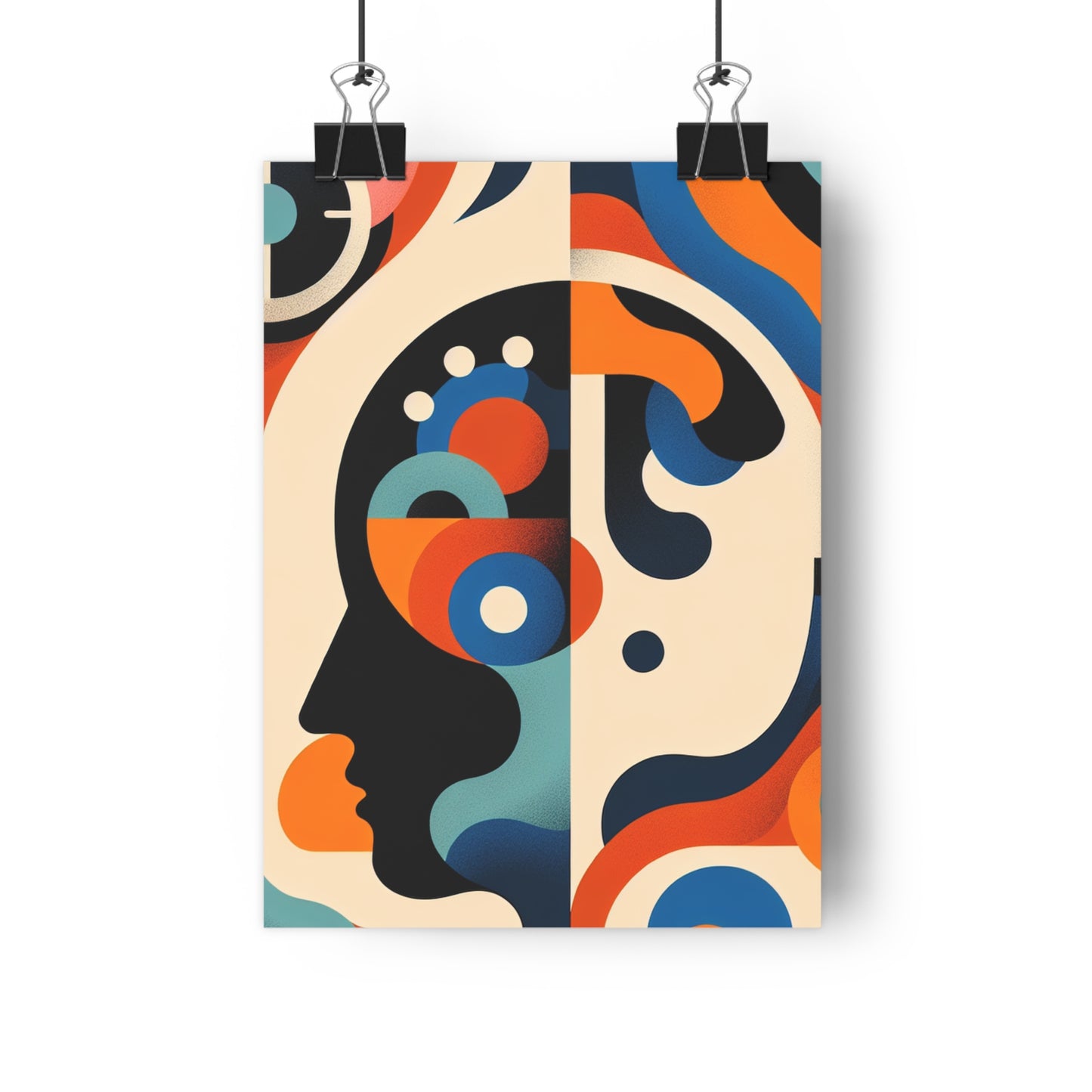 Modern Abstract Poster Print, Giclée Wall Art, Contemporary Art Decor, Minimalist Home Decor, Gift for Art Lovers