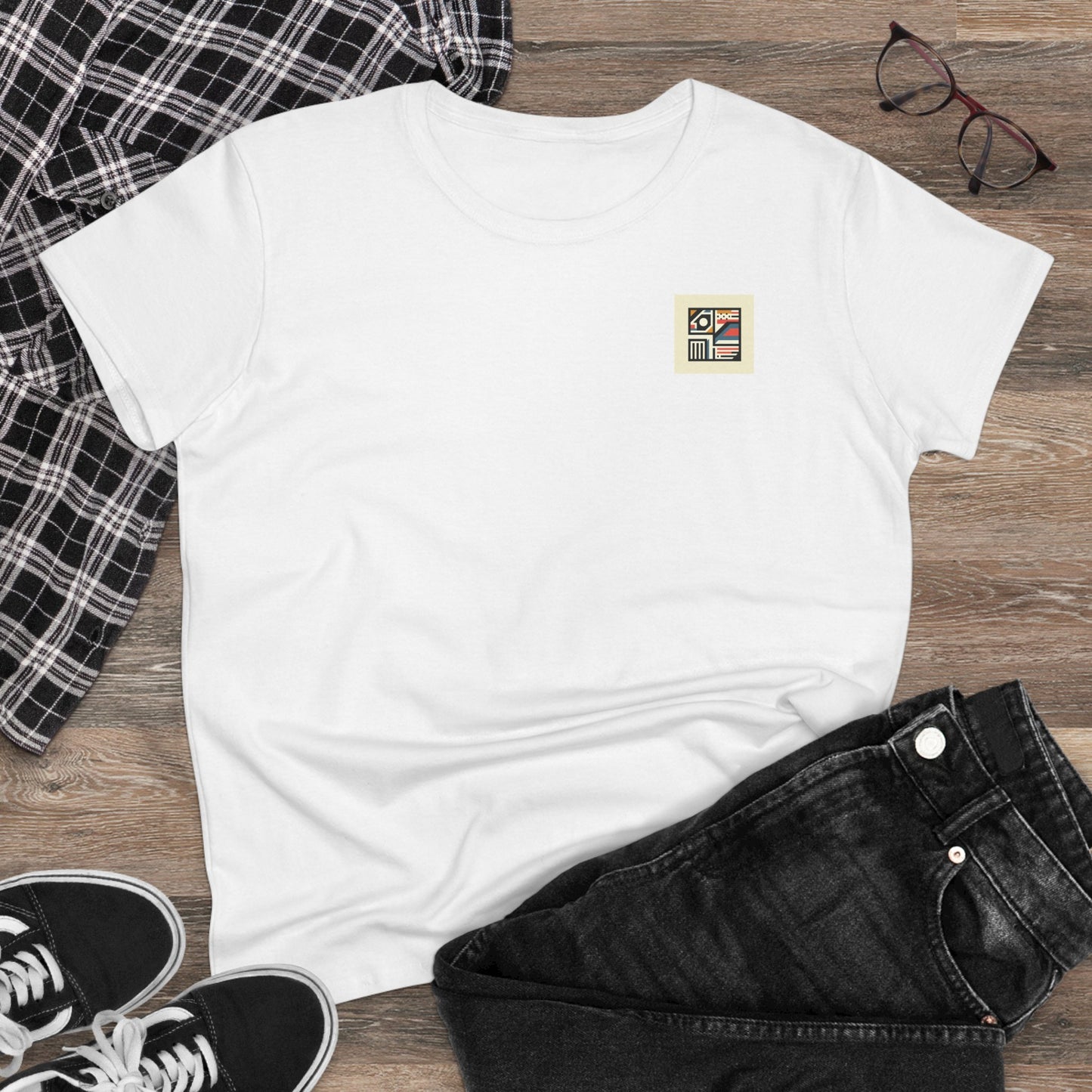 Women's Midweight Tee, Casual Outing Top, Everyday Wear, Gift for Her, Independence Day T-Shirt